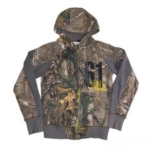 camo cabelas zip up hoodie